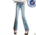 2013 new arrival fashion design 100 cotton fashion lady flare jeans LJ022