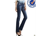 2013 new arrival fashion design 100 cotton fashion lady straight jeans LJ009