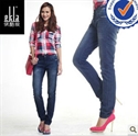 2013 new arrival fashion design 100 cotton fashion lady straight jeans LS007