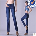 2013 new arrival fashion design 100 cotton fashion lady straight jeans LS006