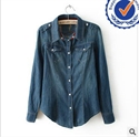 Image de 2013 new arrival fashion design 100 cotton fashion lady jeans blouses jeans,jeans wear,girl jeans tops JW010