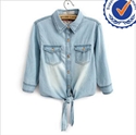 Picture of 2013 new arrival fashion design 100 cotton fashion lady jeans blouses jeans,jeans wear,girl jeans tops JW009