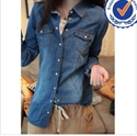 Picture of 2013 new arrival fashion design jeans lady blouses LW005