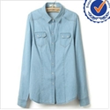 Picture of 2013 new arrival fashion design jeans lady blouses LW004
