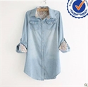 Picture of 2013 new arrival fashion design jeans lady blouses LW001