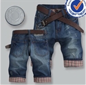 Picture of 2013 new arrival fashion design cotton men middle jeans welcome OEM and ODM MM010