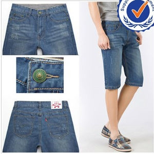 Picture of 2013 new arrival fashion design cotton men middle jeans welcome OEM and ODM MM008