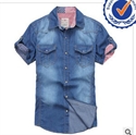 Image de 2013 new arrival fashion design cotton fashion men jeans shirts WM009