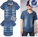 Picture of 2013 new arrival fashion design cotton fashion men jeans shirts WM003