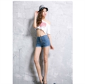 Picture of classic lady jeans shorts G69