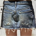 Picture of jeans skirts for gilr with fashion design G34