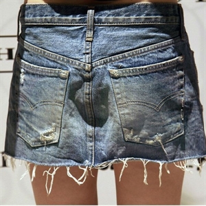 jeans skirts for gilr with fashion design G34 の画像