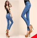 Picture of denim skinny woman jean pants LJ01