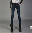 Picture of new fashion design lady boot cut jeans, welcome OEM and ODM WB018