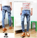 Picture of lastest design new fashion men skinny jeans, welcome OEM and ODM MK047