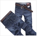 Picture of lastest design men straight fashion jeans, can be custom MS015
