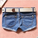 Picture of jeans shorts trousers for women JS004