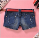 Picture of simple design classice style women jeans shorts trousers JS003