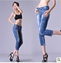 Picture of straight leggings jeans for lady W010