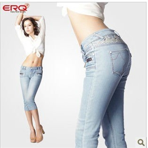 light colour sex lady legging jeans, middle women jeans WM009
