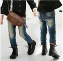 Picture of winter seson cotton fabric jeans trousers for child CT009
