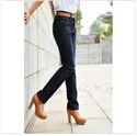 Picture of simple style straight lady jeans WS003