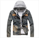 Image de men jeans coat with cat MW011