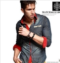 Image de fashion men jeans shirts MW005