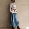 Image de long jeans dress for lady LS009