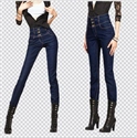 Picture of hot sell girl boot cut jeans WB010