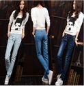 Image de new design girl boot cut jeans WB008