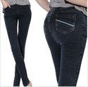 Image de fashion women boot cut jeans WB006