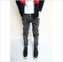 Image de gray colour men boo tcut jeans MB007