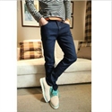 Picture of dark blue men slim jeans MK009
