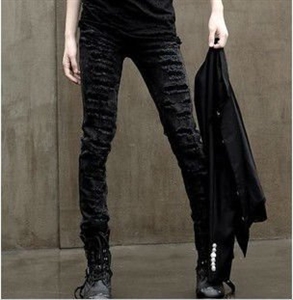 Image de fashion washing hole deisign men slim jeans MK002
