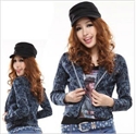 Image de European style lady fashion denim jacket WW005