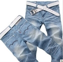 fashion bleach men jeans FM001 の画像