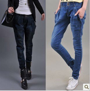 Picture of skinny lady jeans,harem jeans pants FW003