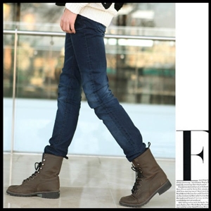 Picture of 2012 new design fashinable slim mens jeans with perfect wash, can be customized