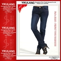 Ladies Denim Jeans with Beaded -PT-DK55 の画像