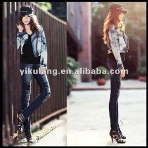 Picture of New Style Fashion Women Blue Jeans Pants LY-01