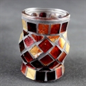 mosaic candle garden