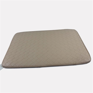 leather floor mat