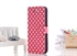 Picture of PU Leather iPhone 5C Protective Cases With 2 Credit Card Slot and Polka Dots
