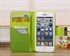 Picture of Mix Colors Leather Case For Iphone 5c Pu Wallet Credit Card Slot Wrist Strap