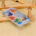 Picture of Butterfly Clear iphone 4S Protective Cases Light Weight With Gem