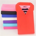 Picture of Durable Gauzy Shirt Design Silicone iPhone 4S Protective Cases