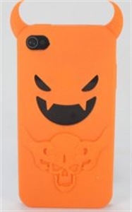 Picture of Attractive Colorful Cute Devil Patterns of Silicone IPhone 4S Protective Cases