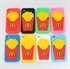 Picture of Mcdonald's Colors Durable iPhone 4S Silicone Cases With Lines Clearly Visible Design