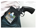 Image de Personality Gold Gun Iphone 4s Protective Cases Anti Scratch Dustproof